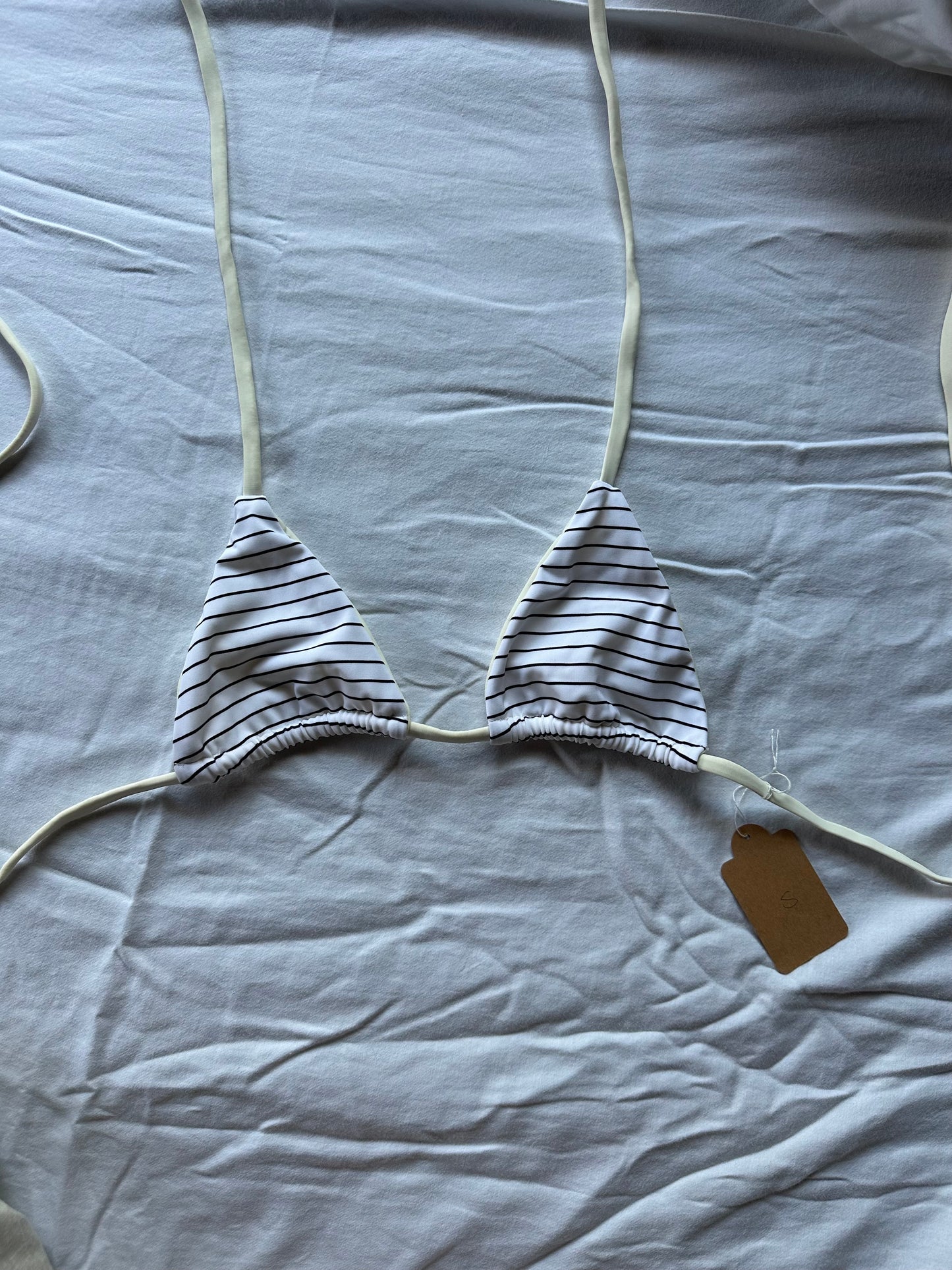 Black and white triangle top