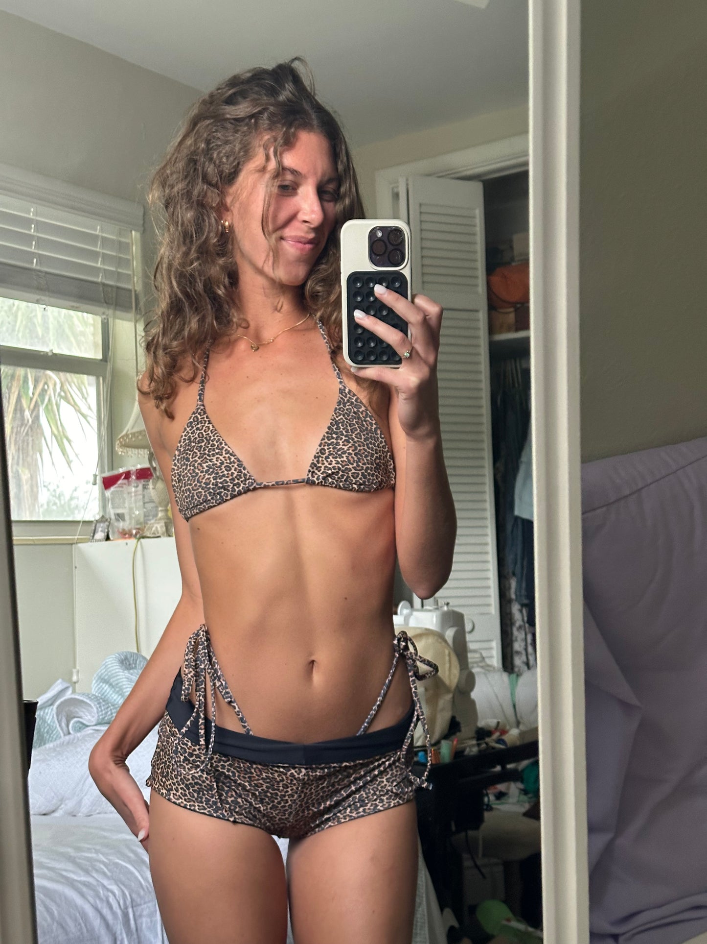 Cheetah slide bottoms