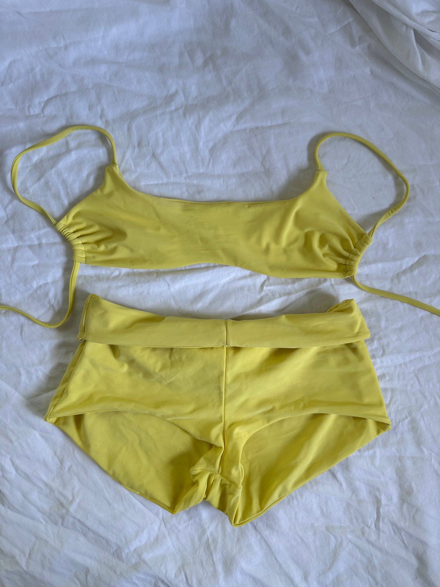 Goldie back tie top